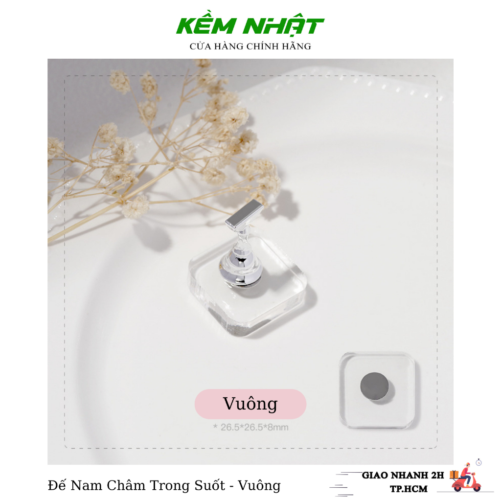 Đế kê móng nam châm trong suốt