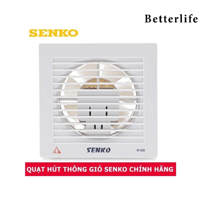 Quạt hút thông gió 1 chiều âm tường Senko H100 25W cao cấp - BetterLife