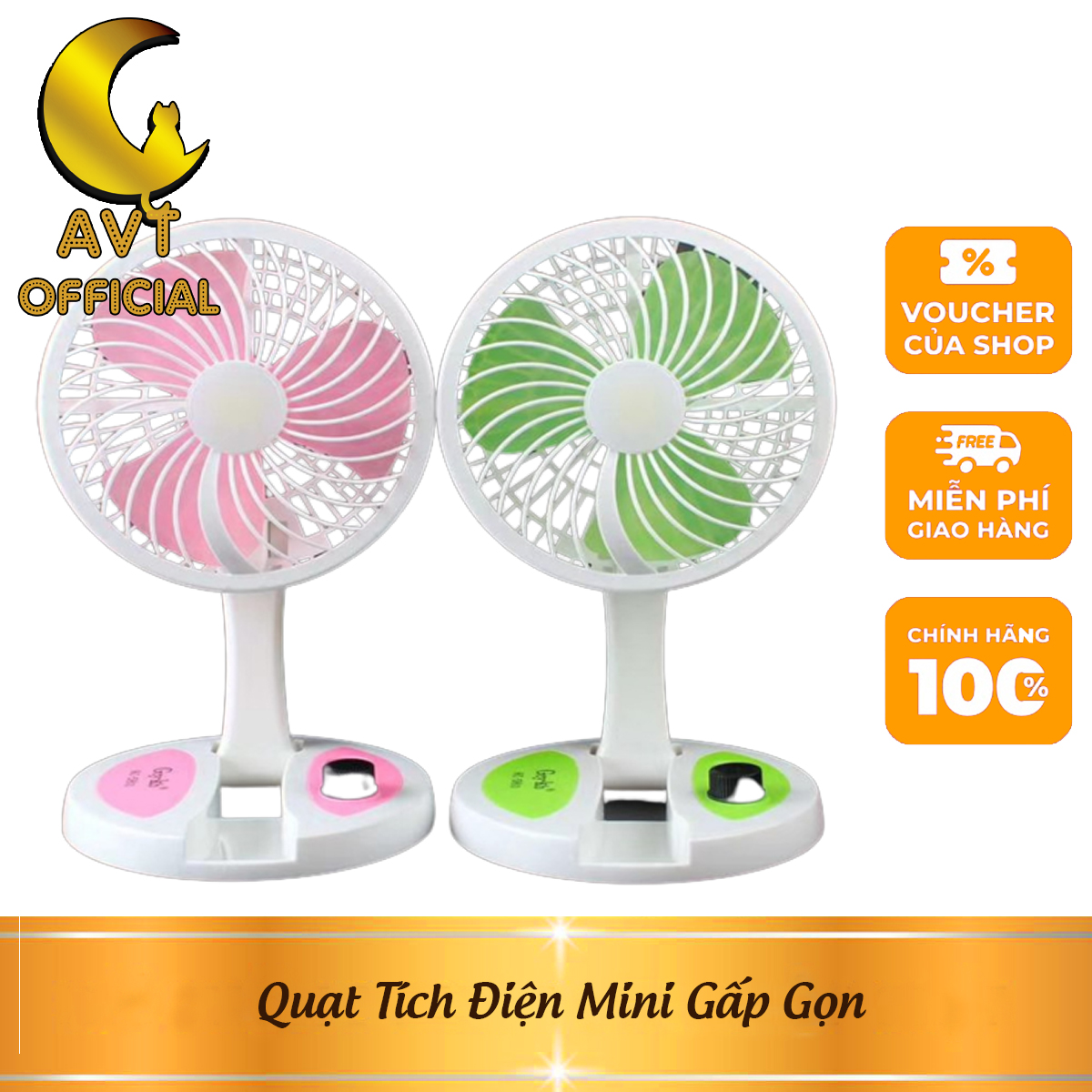 Quạt tích điện mini gấp gọn, quạt để bàn mini, quạt mini để bàn sạc pin, quạt mini usb siêu mát ,quạt mini tích điện