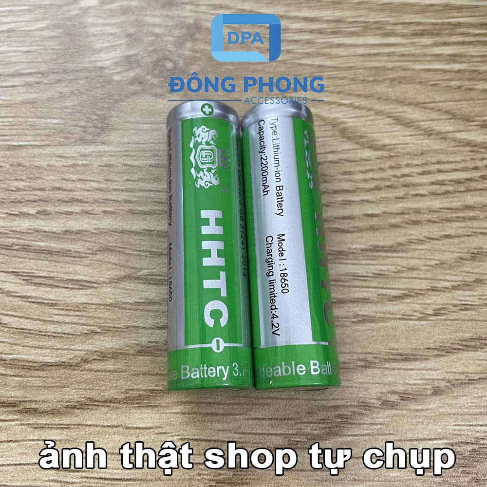 Combo 2 Viên Pin Sạc Lithium ion 18650 4.2V 2200mAh