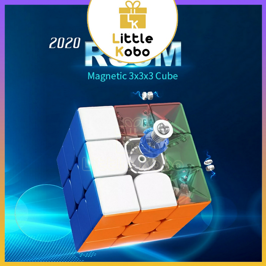 Rubik 3x3 MoYu RS3M 2020 2021 Maglev MF3RS3 M Rubic Nam Châm 3 Tầng Stickerless Đồ Chơi Trí Tuệ Trẻ Em Phát Triển Tư Duy
