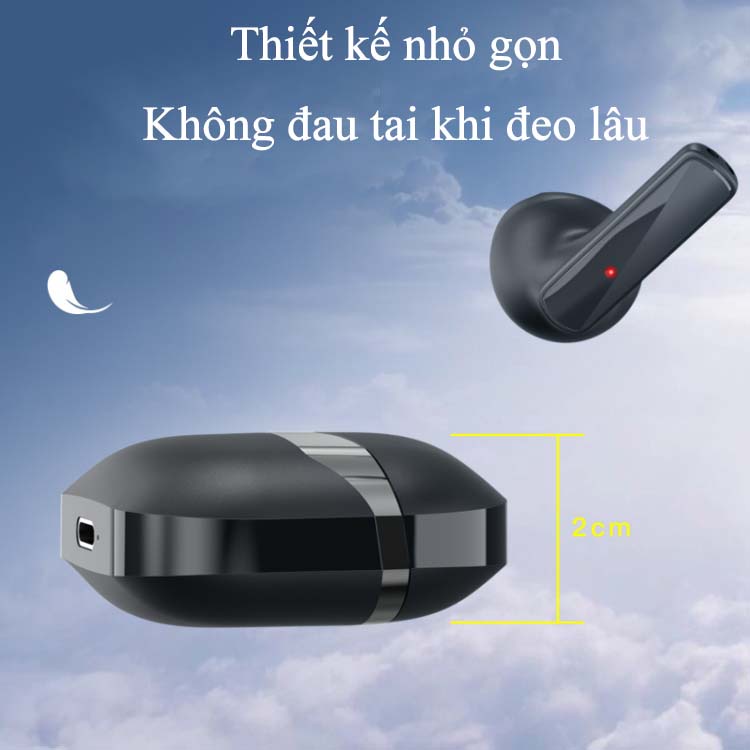 Tai nghe bluetooth gaming chính hãng có mic chống ồn  Air1 tai nghe nhét tai không dây chơi game kiểu dáng thể thao mới. tai nghe bloutooth không dây