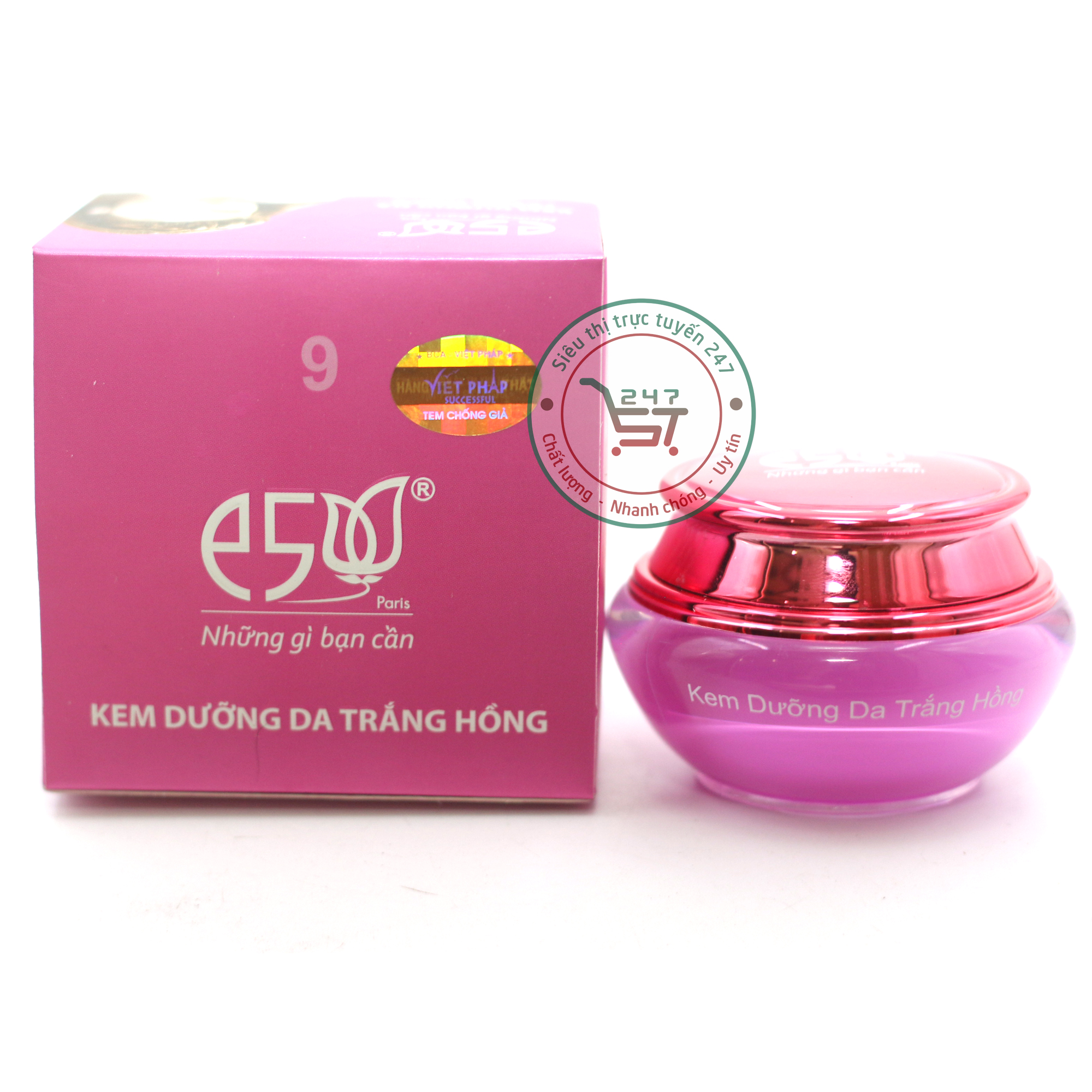 Kem dưỡng Trắng da mặt Chống nắng Trang điểm da E5 (Tím)