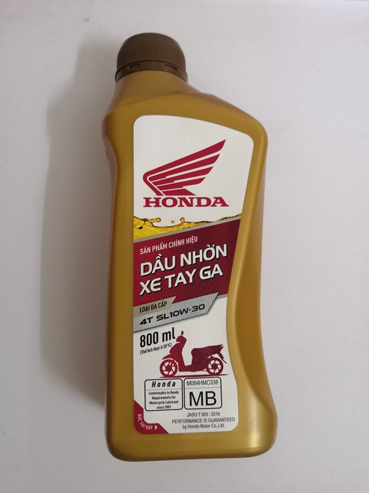 Dầu nhớt 4 thì chính hãng HONDA 10W30 0.8l phù hợp cho dòng xe tay ga