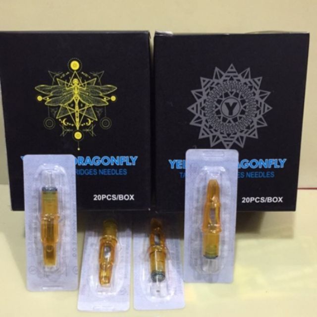 Kim xăm Pen 7RL đi nét Yellow Dragonfly
