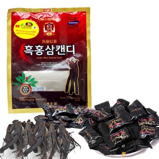 [HCM]Kẹo Hắc Sâm Hàn Quốc 300gr