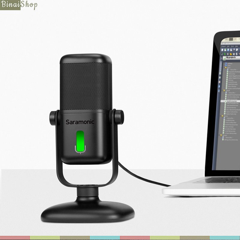 Saramonic sr-mv2000 - micro thu âm kết nối usb-a / usb-c chuyên dụng streamer, podcaster, youtuber chuyên nghiệp