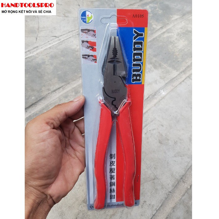 9″ Kìm điện cao cấp 3 trong 1 siêu bền BUDDY A0105