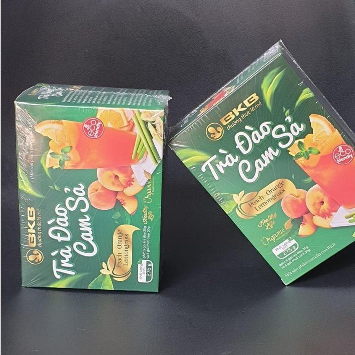 Trà Đào Cam Sả Tiện Dụng BKB 275g - Giải Pháp Pha Chế Đơn Giản và Thơm Ngon