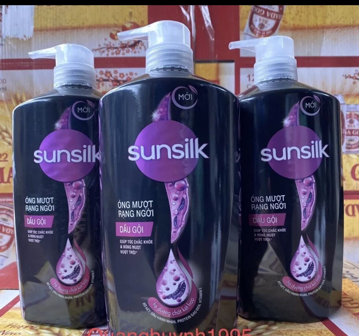 Dầu gội sunsilk đen 900ml