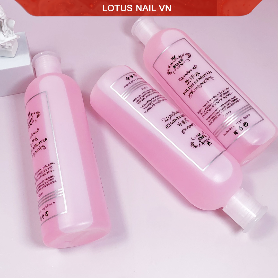 Nước phá sơn gel Jiakou ủ móng chai 500ml siêu tiết kiệm