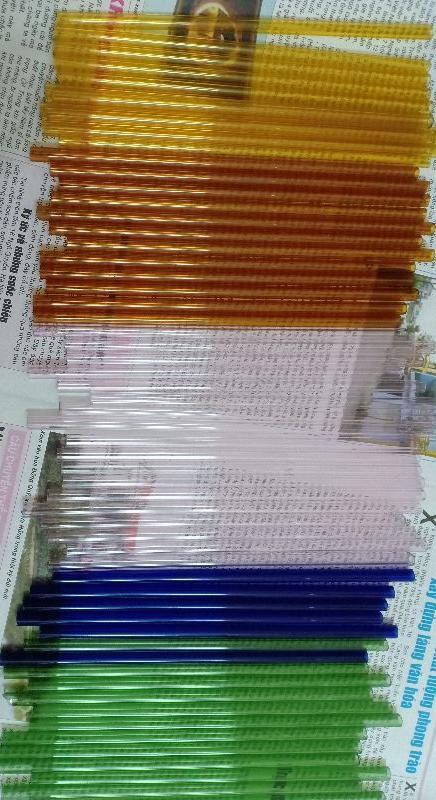 ống thủy tinh đức combo 40 ống trắng