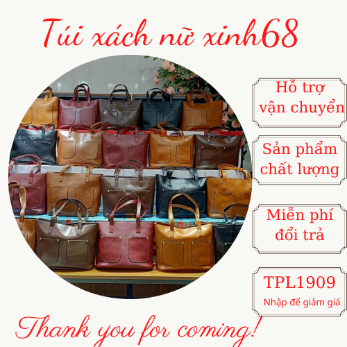 Túi công sở đựng vừa A4 tặng kèm khăn