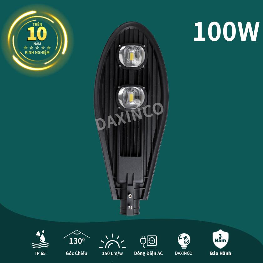 Đèn đường LED 100W Daxinco kiểu chiếc Lá