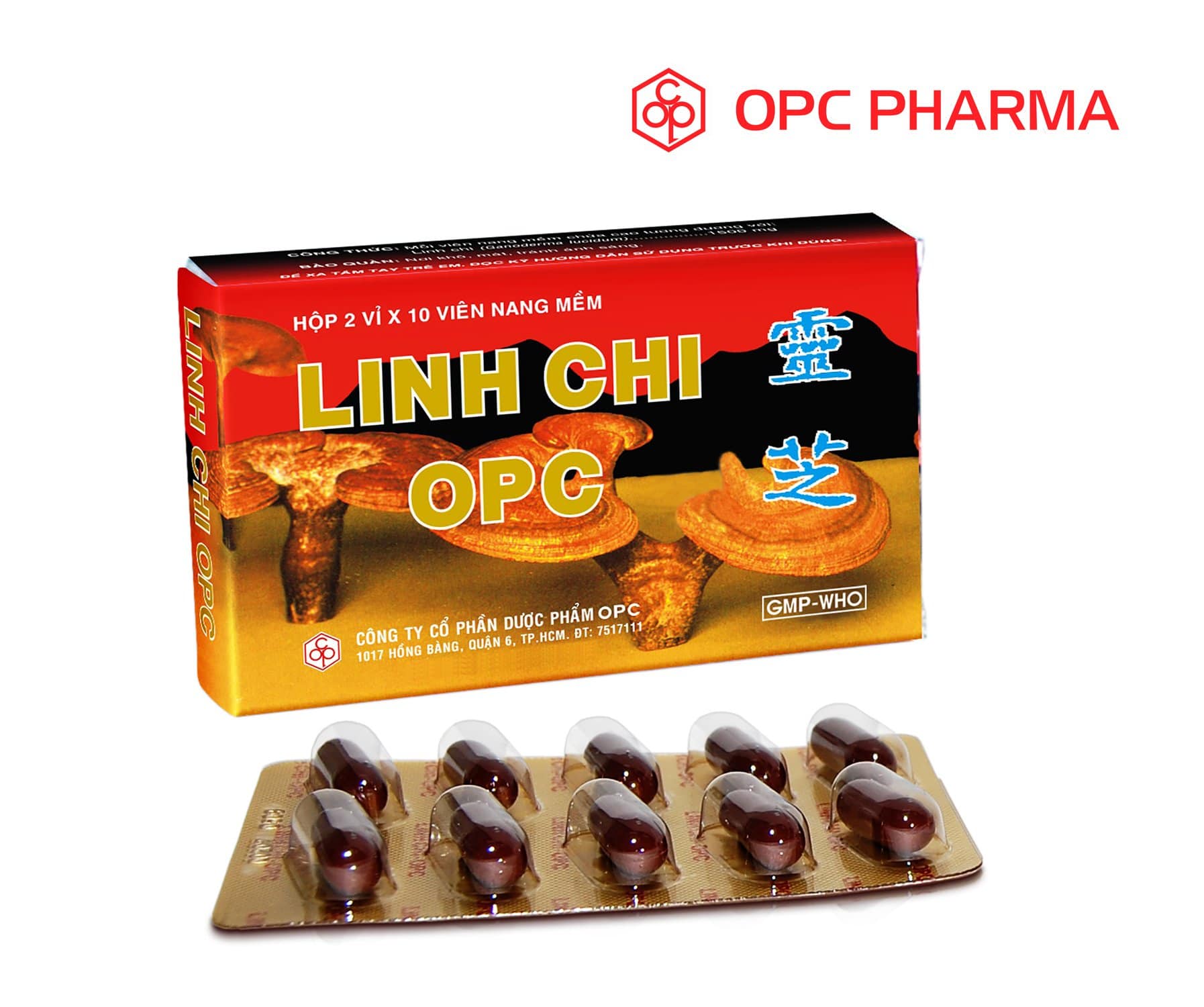 LINH CHI OPC- Điều hòa huyết áp, giảm Cholesterol trong máu