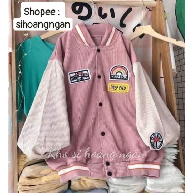 Áo khoác bomber chất nhung - áo bomber nam nữ unisex nhung siêu đẹp