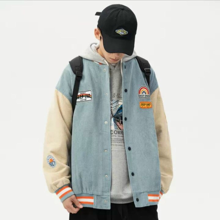 [HCM]ÁO KHOÁC NHUNG KIẾU BOMBER LOGO THÊU SIÊU HOT TP