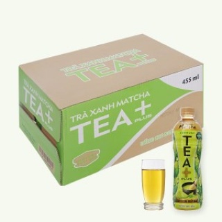 Thùng 24 chai Trà xanh matcha TEA+ PLUS chai 455ml Lốc 6 chai Matcha trà xanh TEA PLUS+ chai 455ml thumbnail