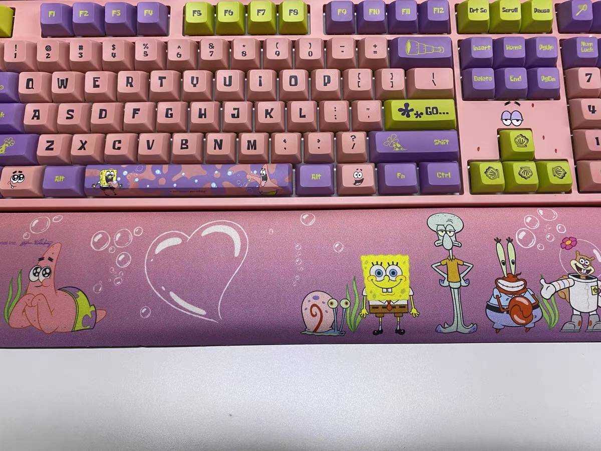 Bàn phím cơ AKKO 5108S phiên bản giới hạn SpongeBob có LED RGB hotswap keycap JDA