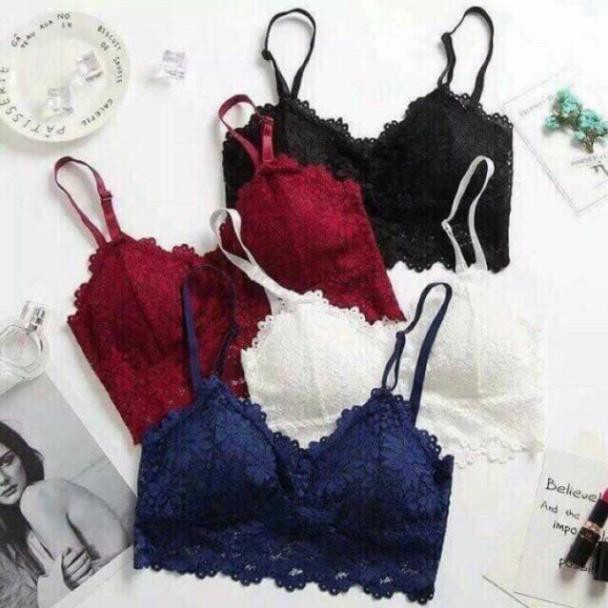 Áo bra ren hoa siêu đẹp free size
