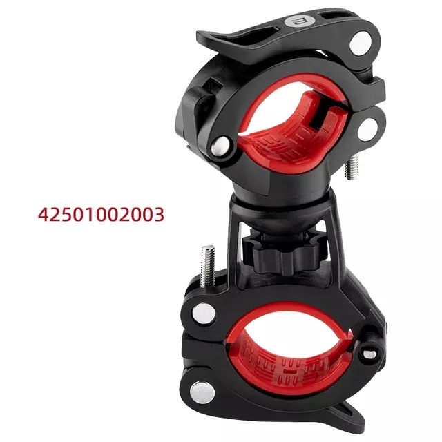 ROCKBROS 360 Degree Rotation Light Holder Cycling LED Flashlight Torch Mount Bike Accessories Bracket Front Rear Clip Bicycle Light Holder