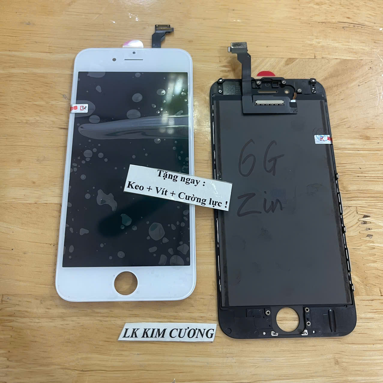 Màn hình tương thích ip 6g , Loại zin ép kính