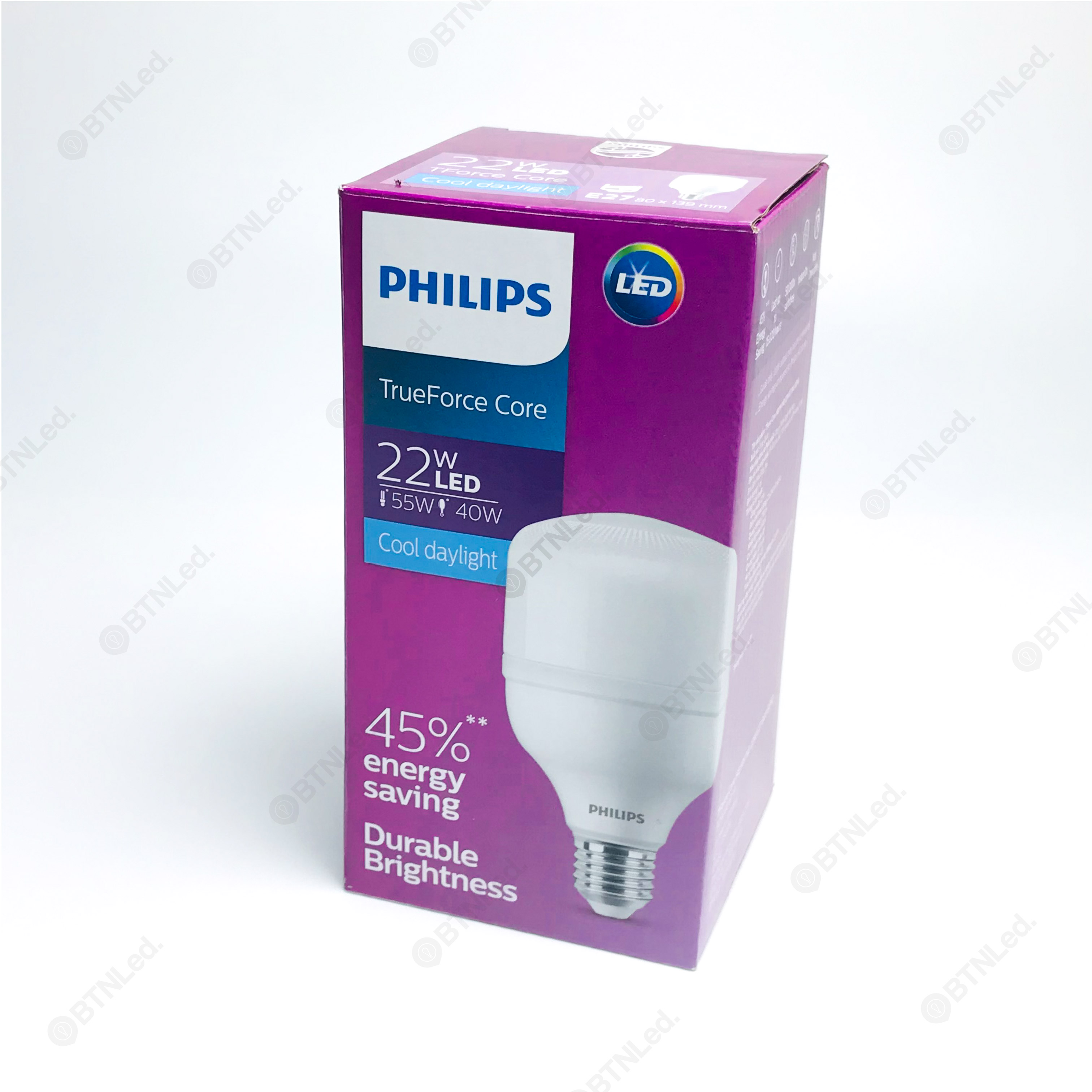 Đèn LED trụ Philips E27 (22W / 30W / 40W / 50W) - Bảo hành 24 tháng
