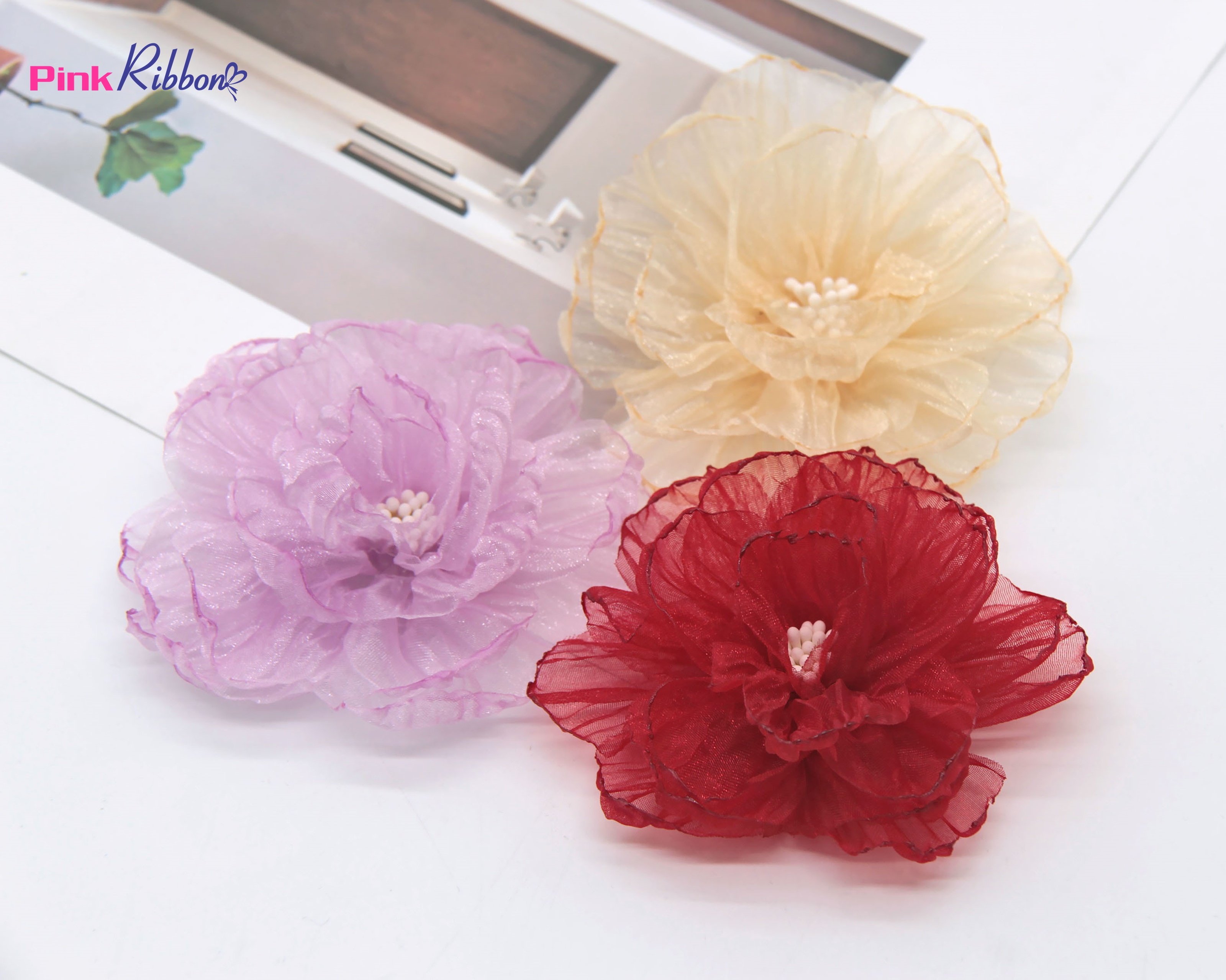 Hoa Voan Nhăn Đường Kính 9Cm