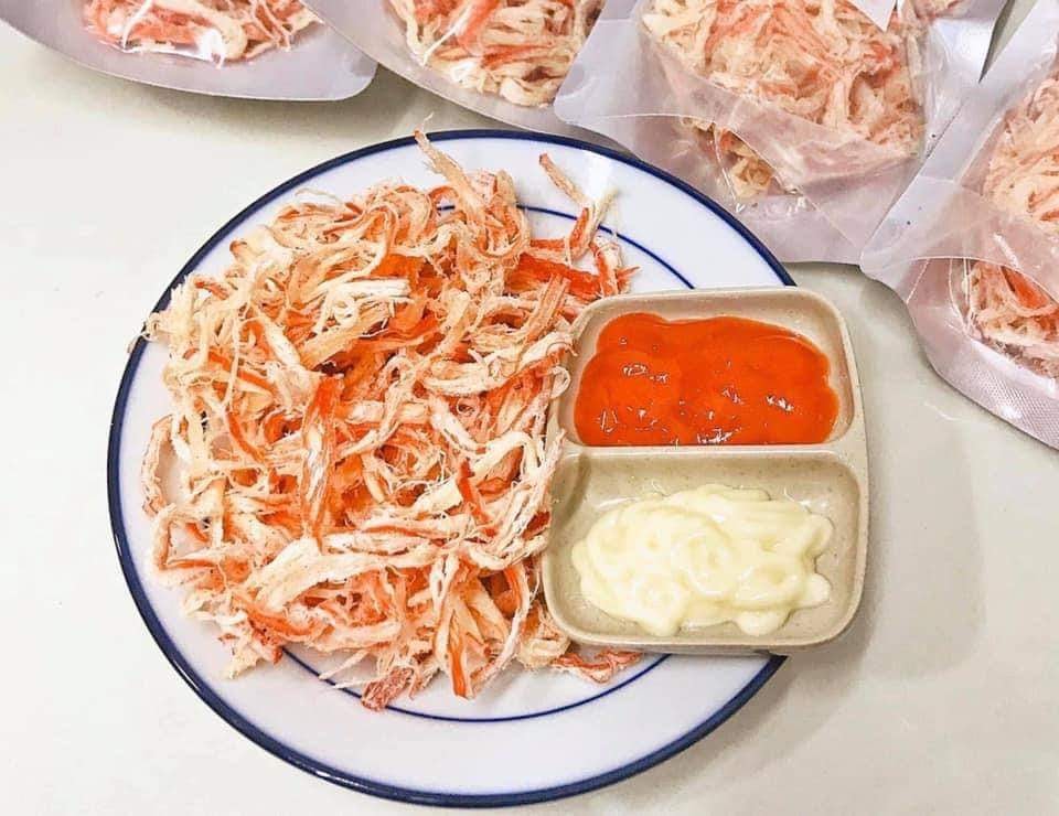 Mực Hấp Dừa Xé Sợi 200g