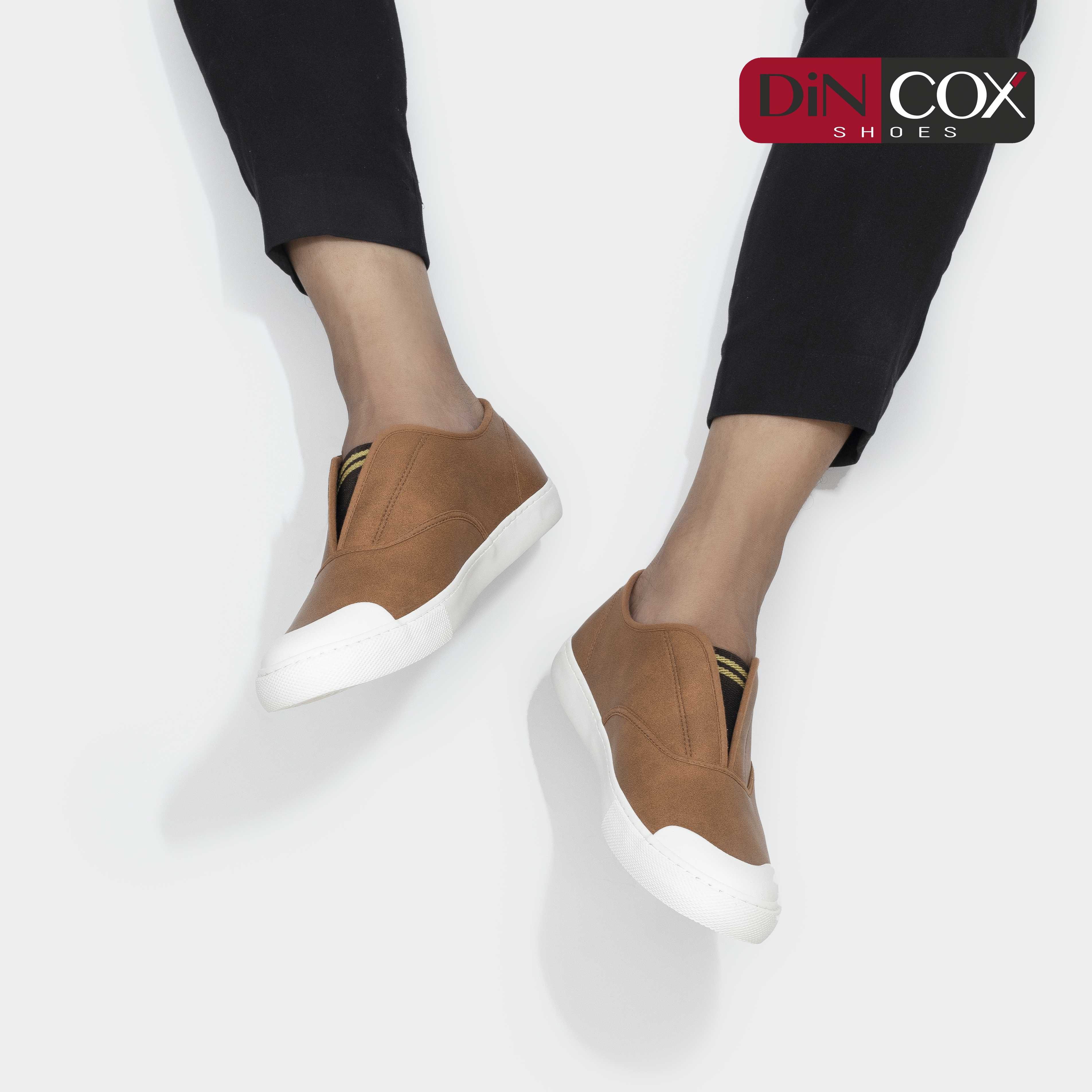 Giầy Sneaker Dincox Nam C12 Tan
