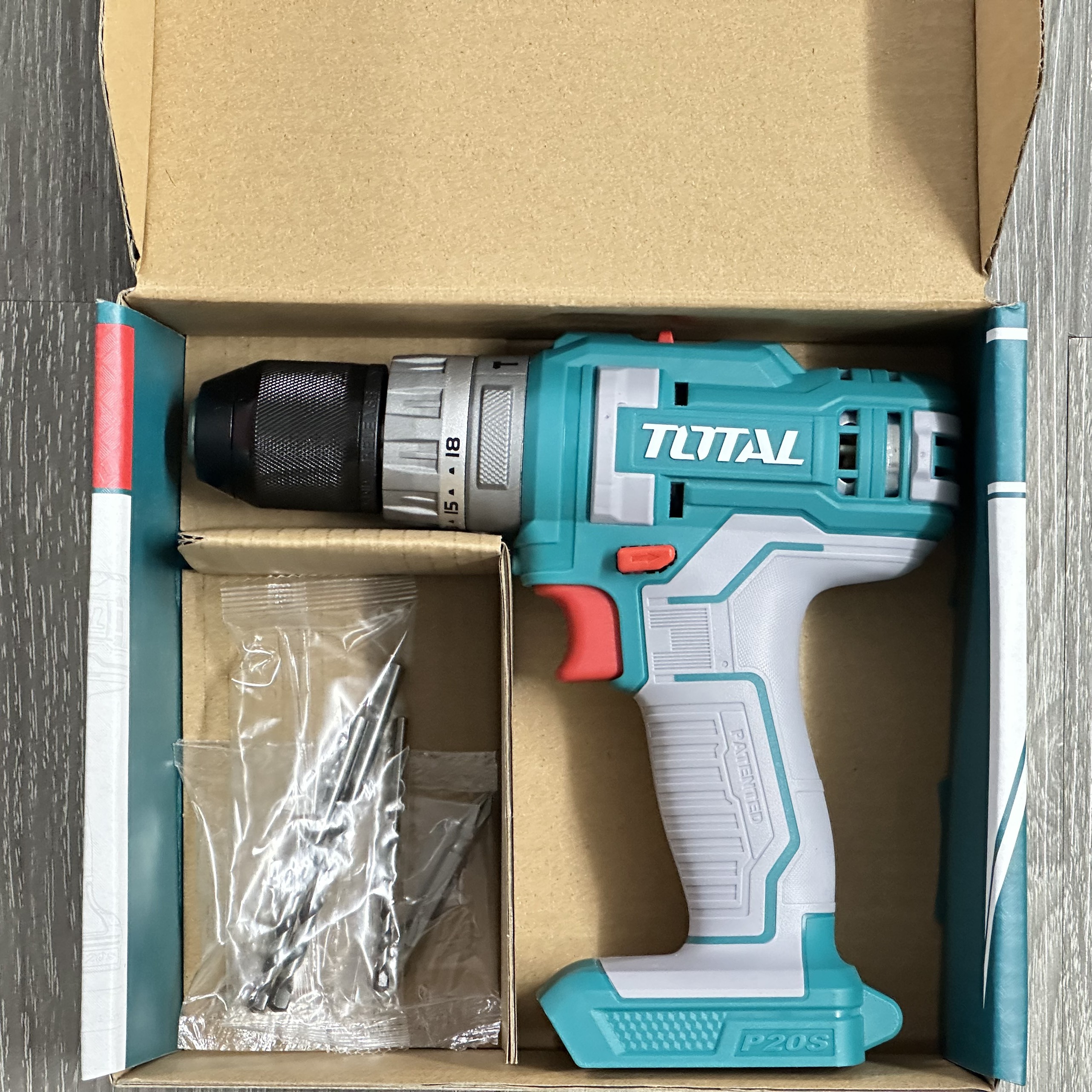 MÁY KHOAN BÚA DÙNG PIN TOTAL 20V TIDLI201452