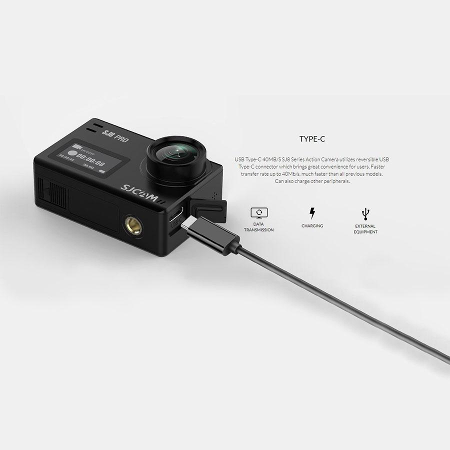 Camera hành trình camera hành động SJCAM SJ8 Pro 4K 60 FPS phiên bản đầy đủ phụ kiện cho một camera thê thao -- Bảo hành 12 tháng