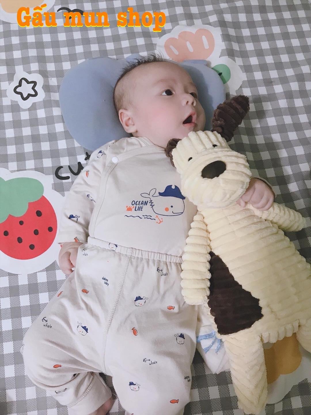 Gấu bông thỏ, cừu, chó , cáo, vịt , sư tử cho bé sơ sinh