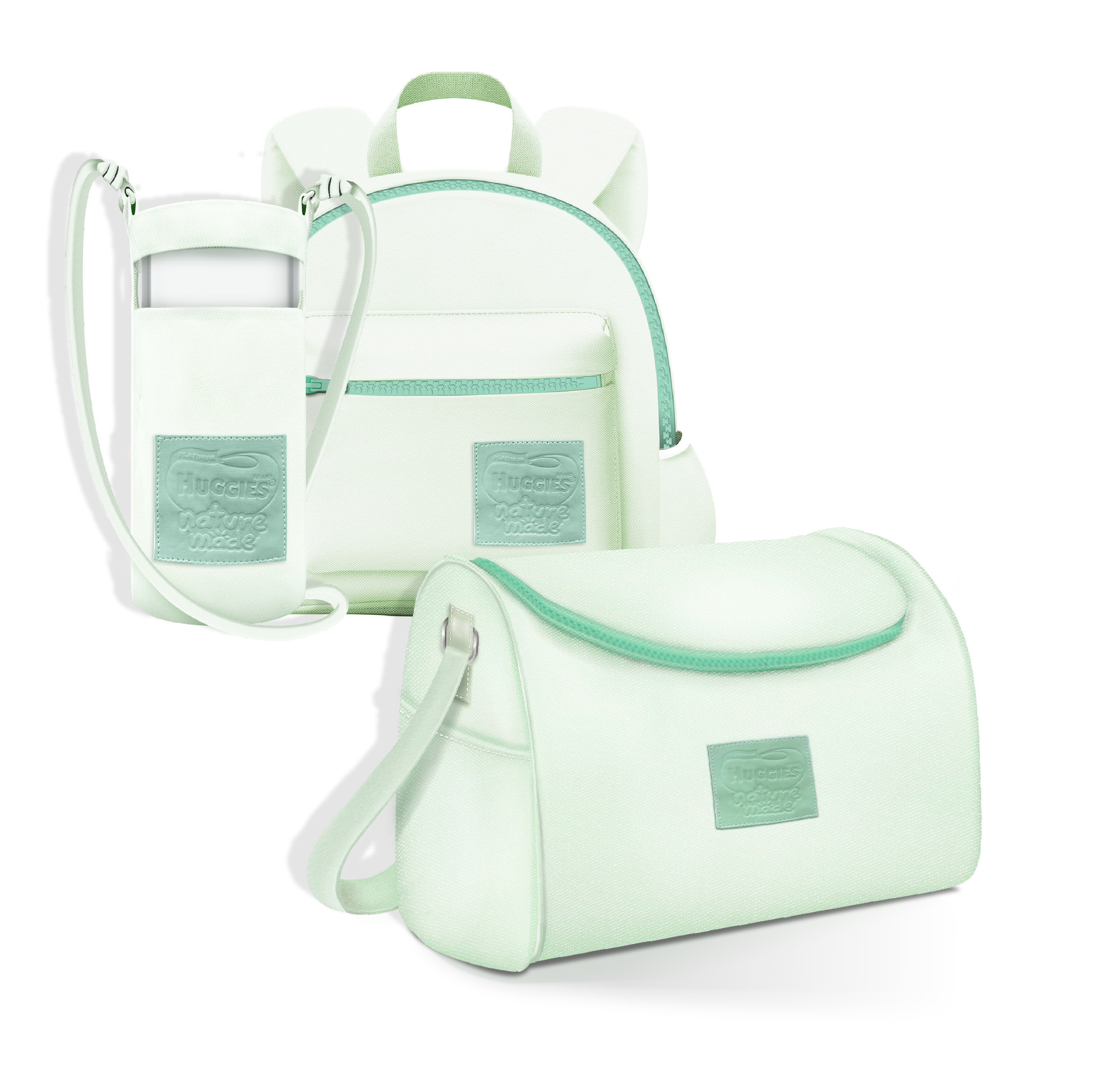 [ĐH999k tặng túi cao cấp] Tã dán siêu Cao Cấp Huggies Nature Made Newborn NB60 (60 Miếng)