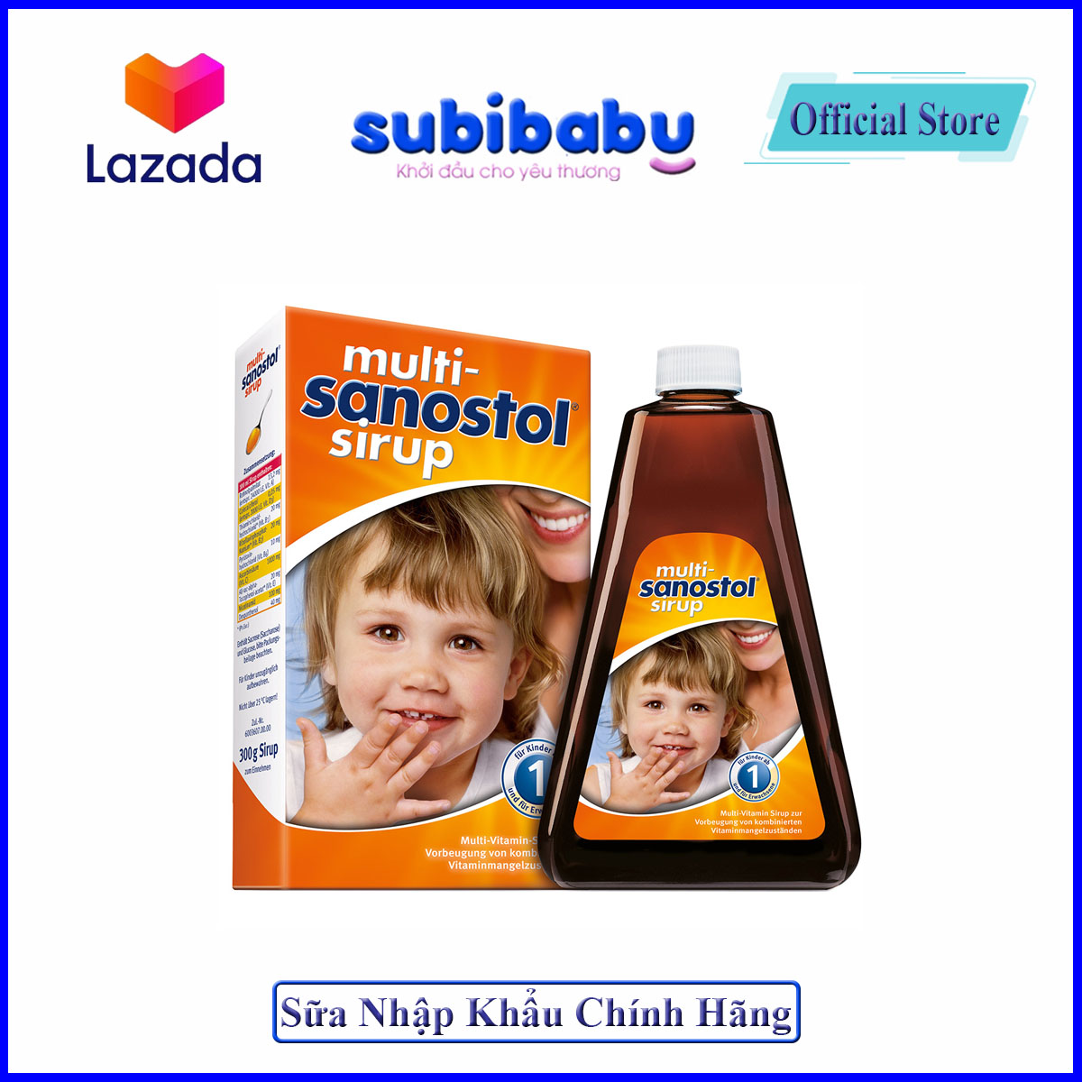Multi Sanostol Sirup số 1