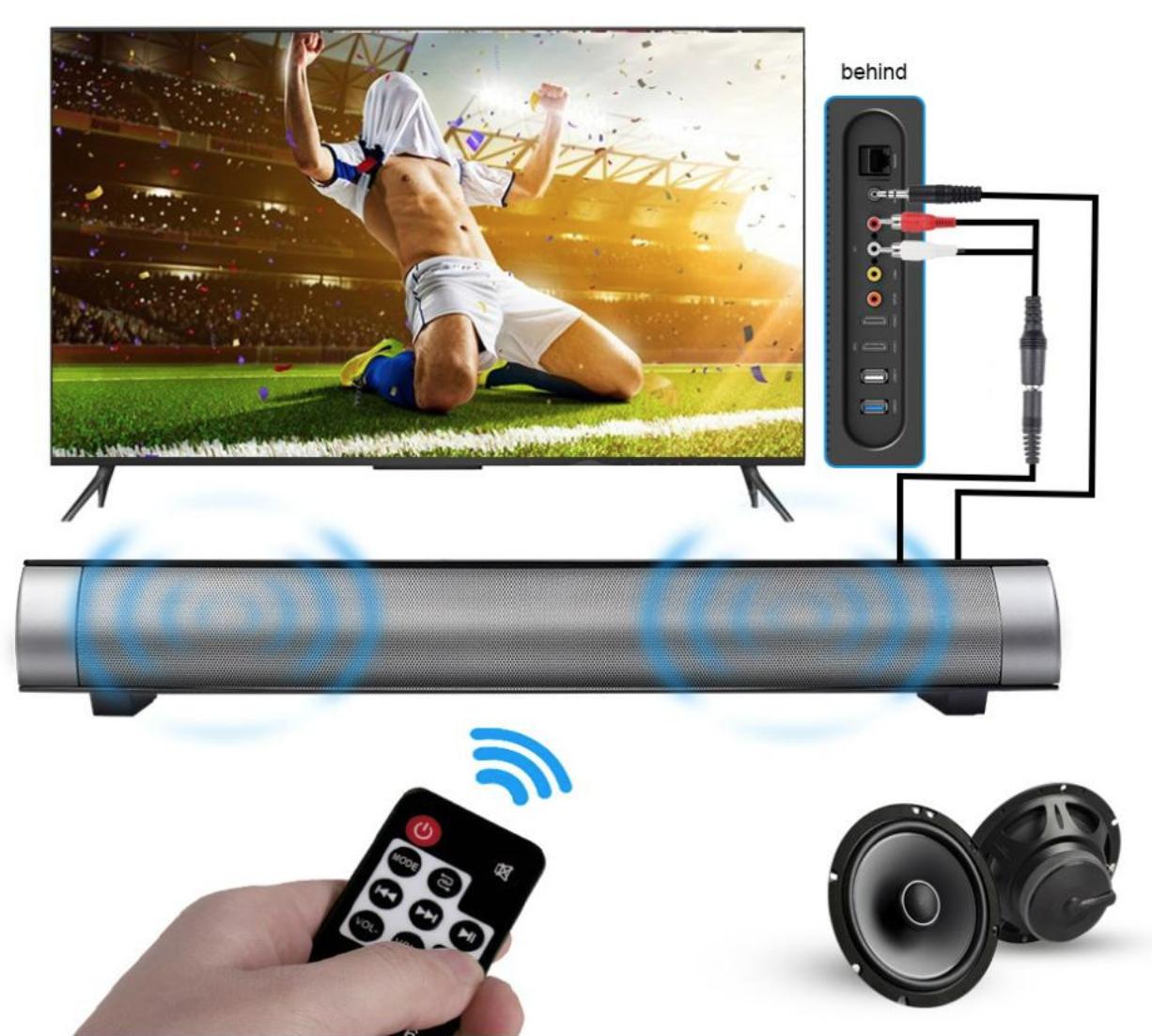 Sound bar Brilliant IP-08 4 loa siêu trầm (Đen)