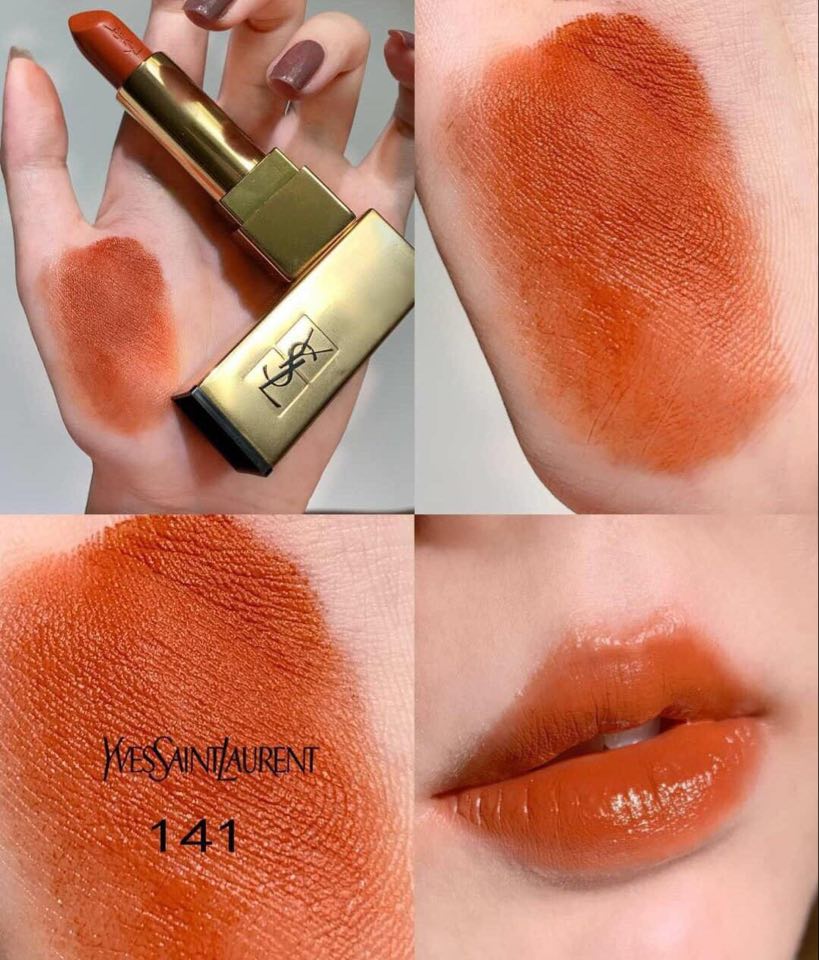 [HCM]Son YSL Rouge Pur Couture 141 Pumpkin Explosif