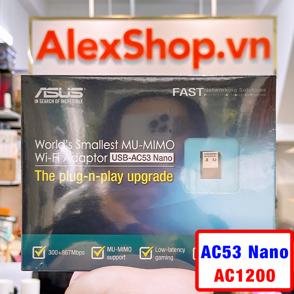 [AC1200] USB Wifi Asus AC53 AC1200 Thu Sóng Wifi