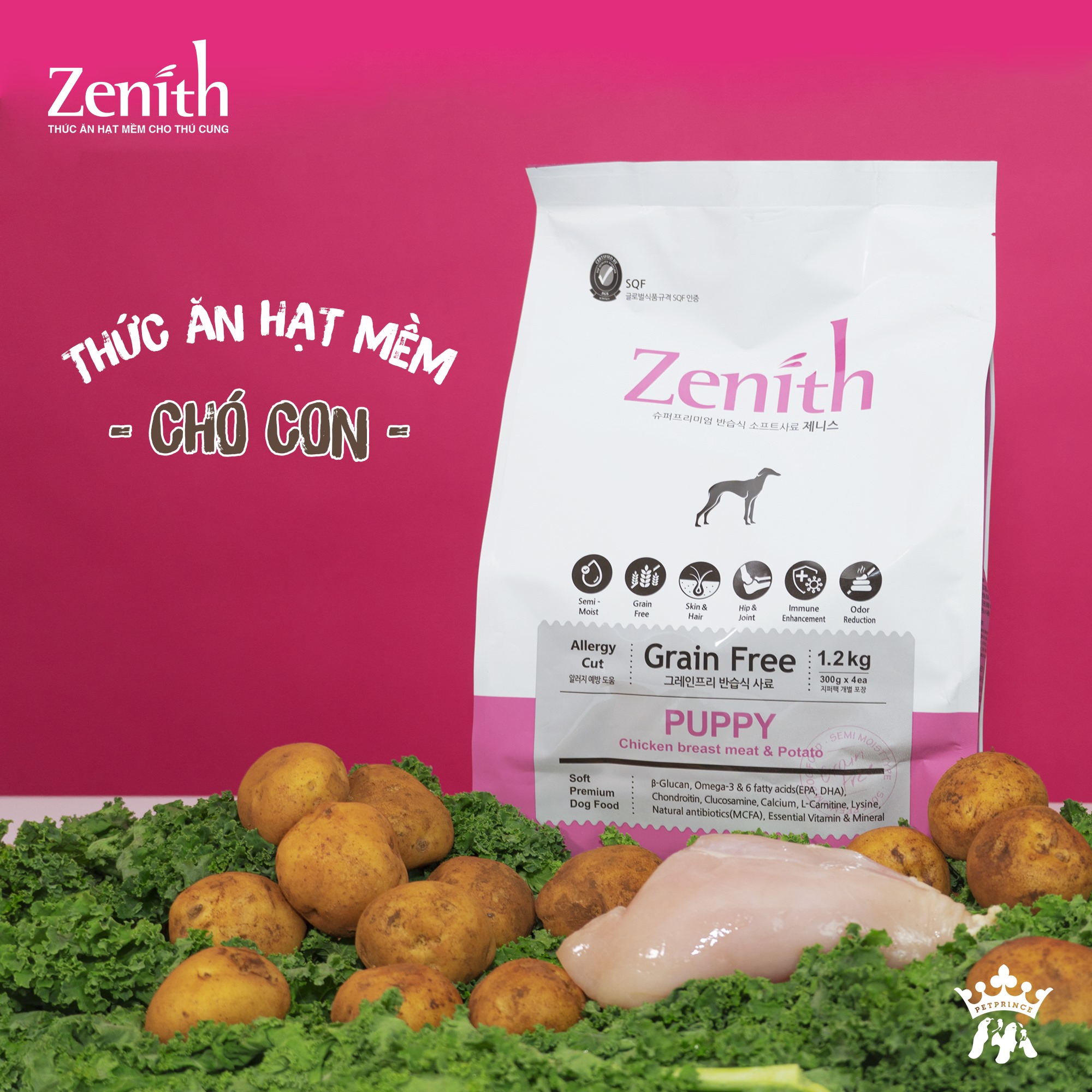 [HCM]ZENITH PUPPY HẠT MỀM CHO CHÓ CON
