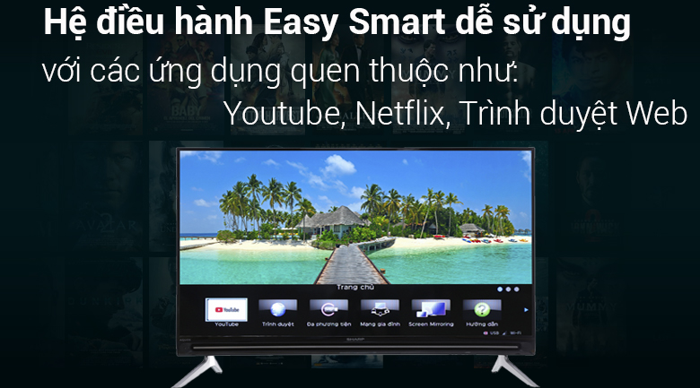 Smart Tivi Sharp 32 inch LC-32SA4500X