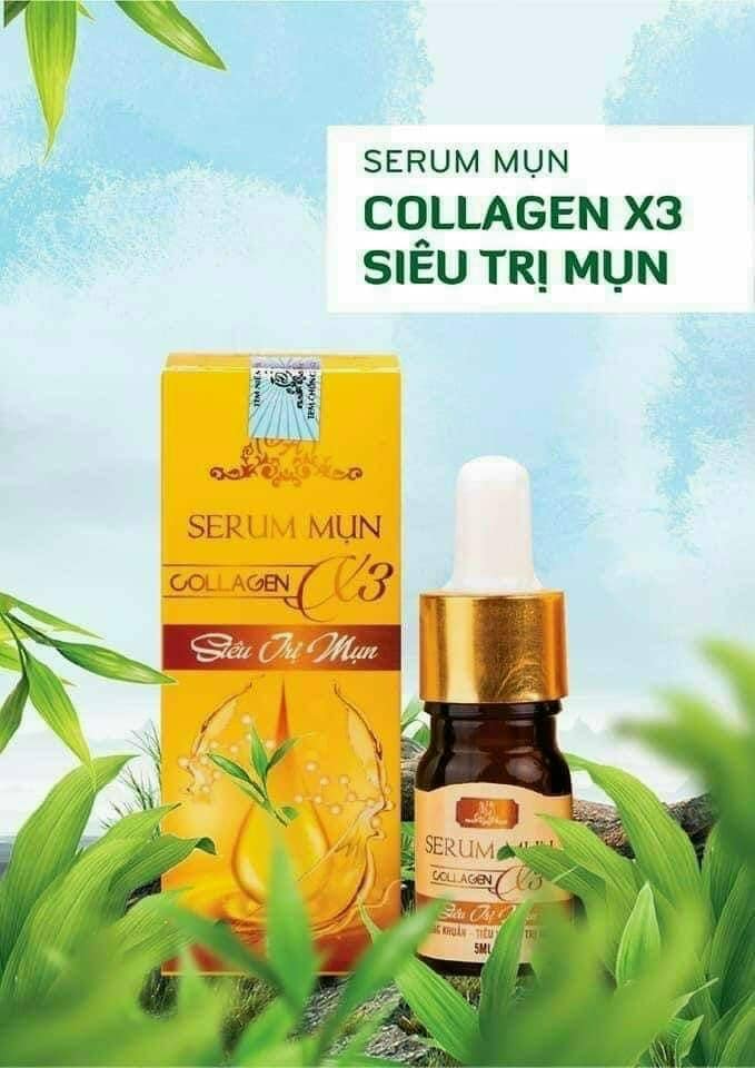 SERUM COLLAGEN X3 VUA TRỊ MỤN THÂM NÁM