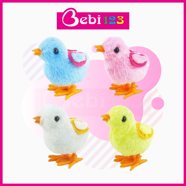 [HCM]Đồ chơi chú gà con vặn dây cót cho bé (giao màu ngẫu nhiên)