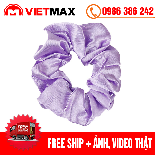 🎁 Dây Cột Tóc Scunchies Vải Phi Bóng - Buộc Tóc Thời Trang Hàn Quốc