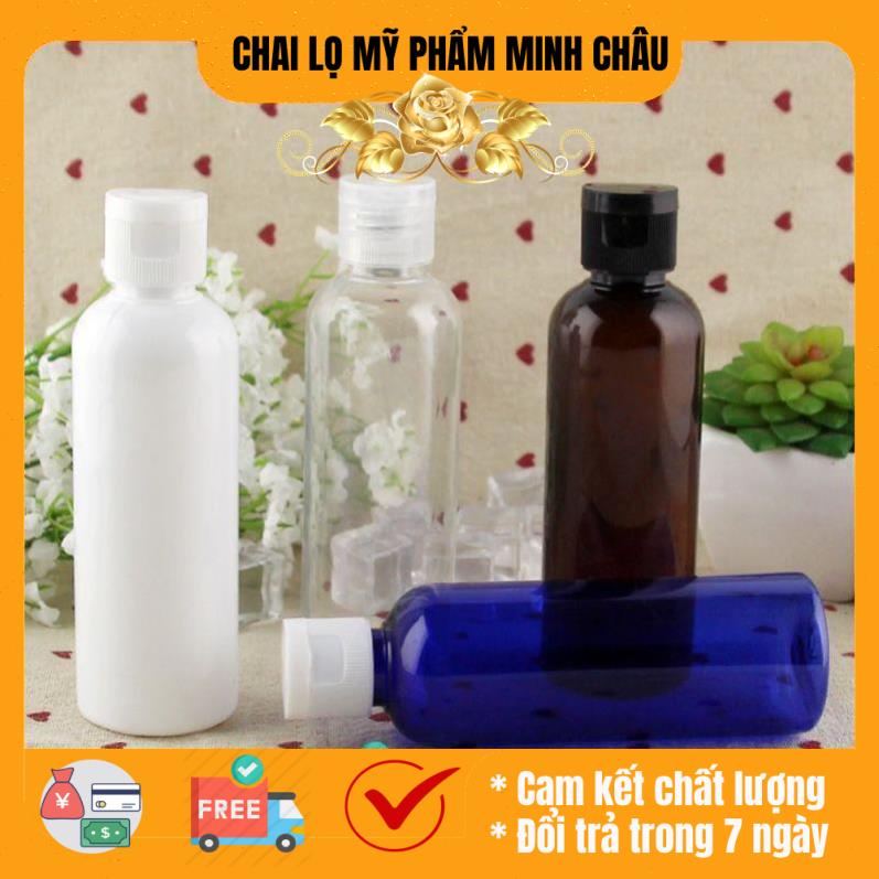 [Combo 10sp] Chai nắp bật 150ml/200ml/250ml - chai chiết mỹ phẩm