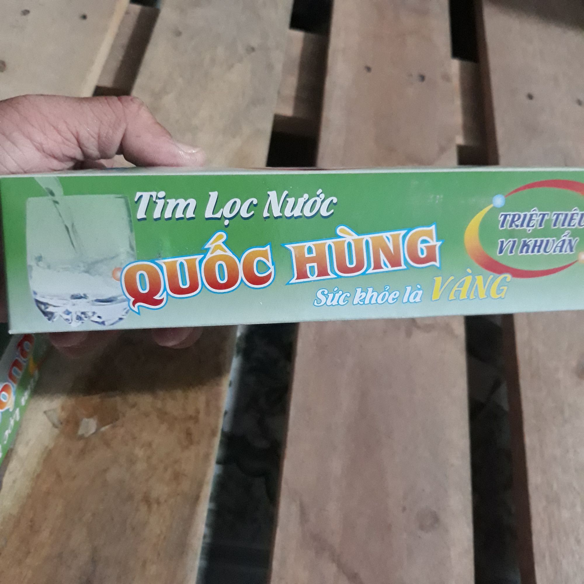 Sứ lọc nước dài dùng cho bình inox và bình sứ