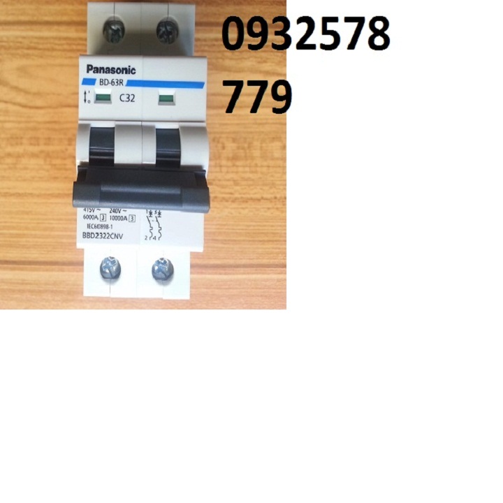 CB ĐÔI 2PHA 40A PANASONIC,CẦU DAO ĐIỆN PANASONIC 16A,20A, APTOMAT 25A,32A,50A,63A PANASONIC