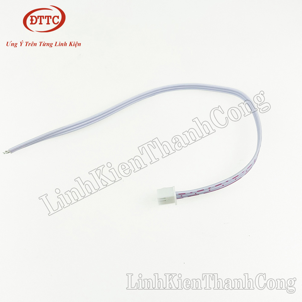 Cáp (Dây Bus) Trắng XH2.54 1 Đầu 20cm 2 Sợi (2P), 3 Sợi (3P)