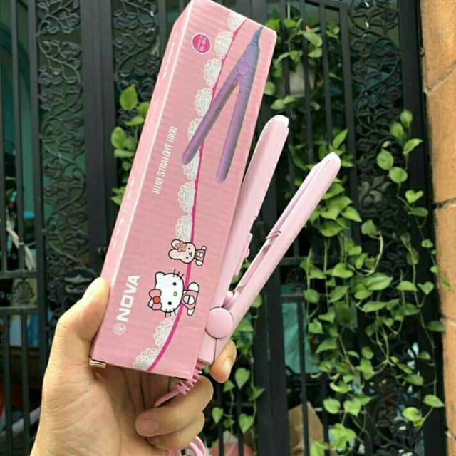 Máy là tóc, Dập xù tóc mini cao cấp hiệu Nova