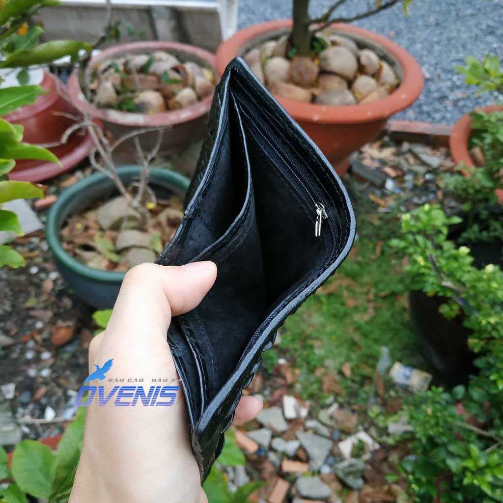 [FREE SHIP] Ví nam da cá sấu thật. Gù cá sấu lớn dùng là đẳng cấp!