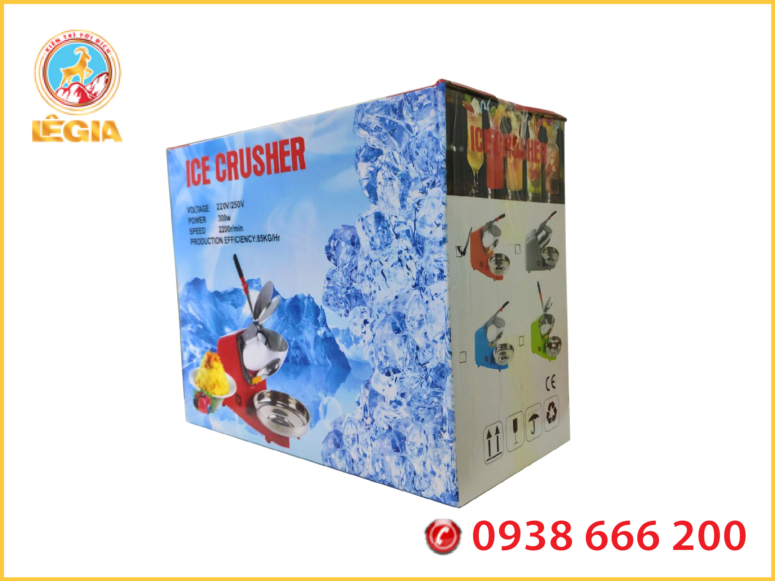 Máy Nghiền Đá(Đá Bào) 2 Lưỡi ICE CRUSHER 300W